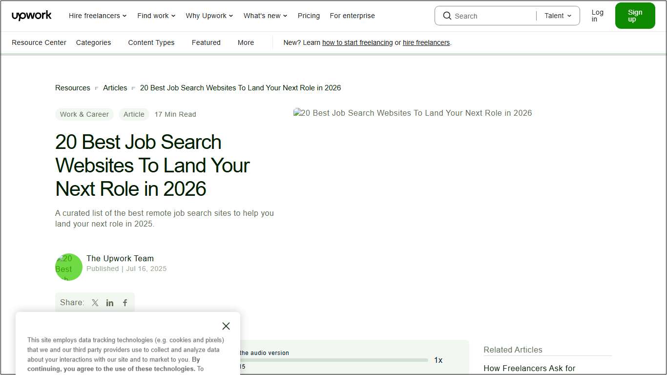 20 Best Job Search Websites To Land Your Next Role in 2026 - Upwork