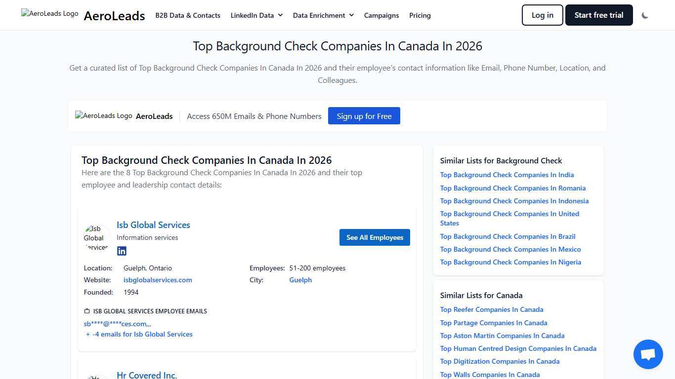 Top Background Check Companies In Canada In 2026